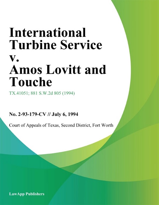 International Turbine Service v. Amos Lovitt and Touche