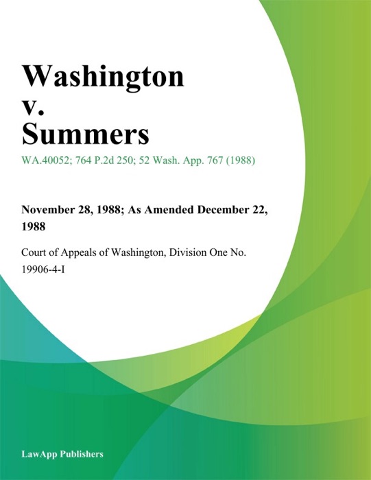 Washington V. Summers