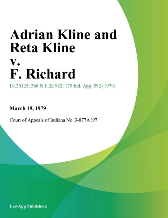 Adrian Kline and Reta Kline v. F. Richard