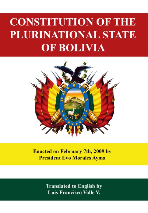 Constitution of the Plurinational State of Bolivia