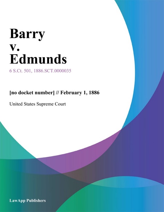 Barry v. Edmunds