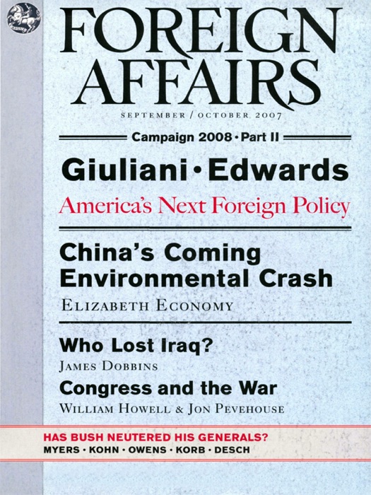 Foreign Affairs - September/October 2007