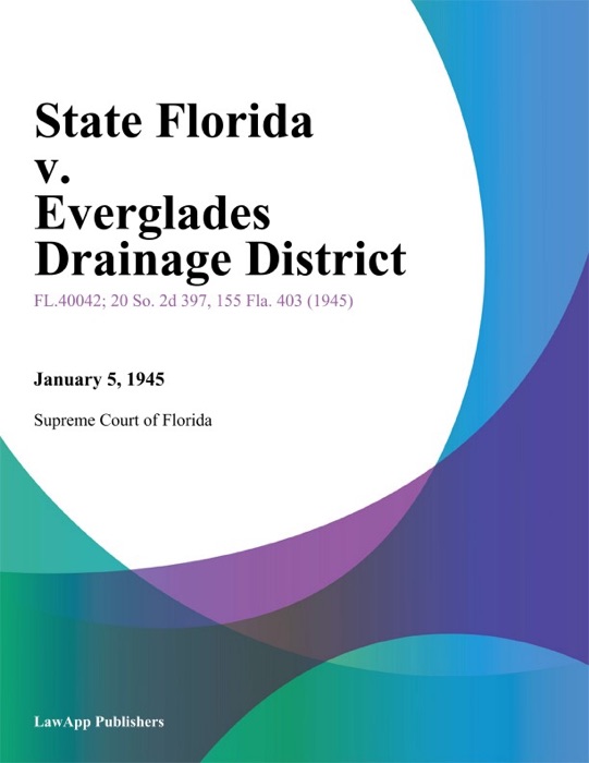 State Florida v. Everglades Drainage District