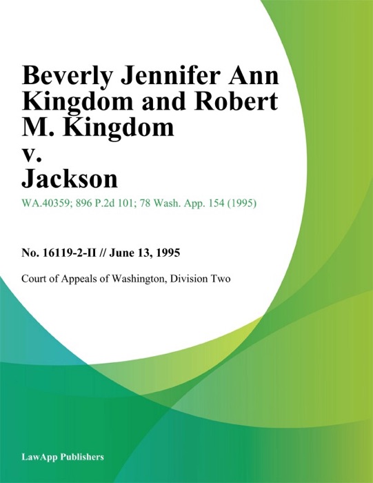 Beverly Jennifer Ann Kingdom and Robert M. Kingdom v. Jackson