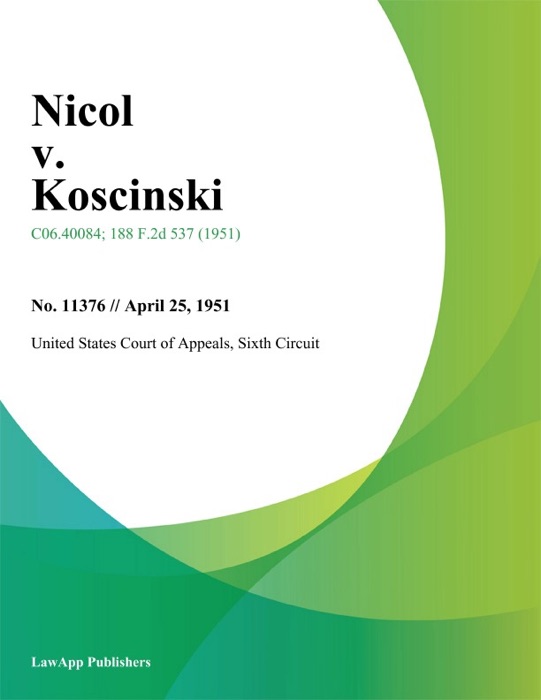 Nicol v. Koscinski