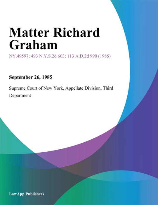 Matter Richard Graham