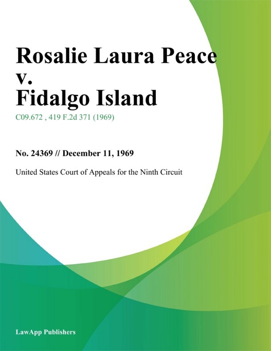 Rosalie Laura Peace v. Fidalgo Island