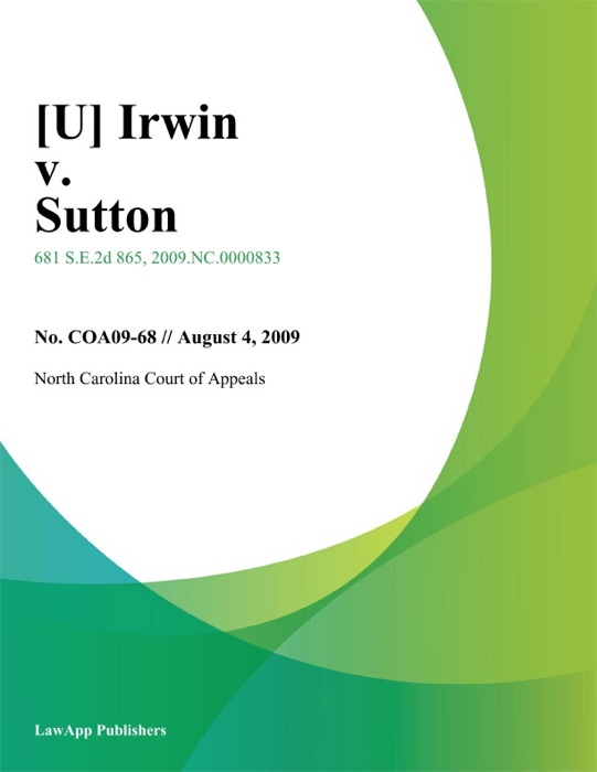 Irwin v. Sutton