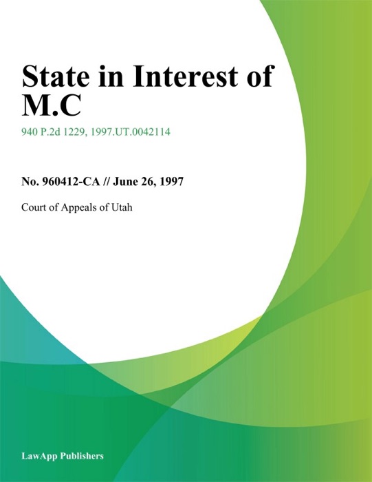 State In Interest Of M.C.