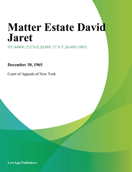 Matter Estate David Jaret