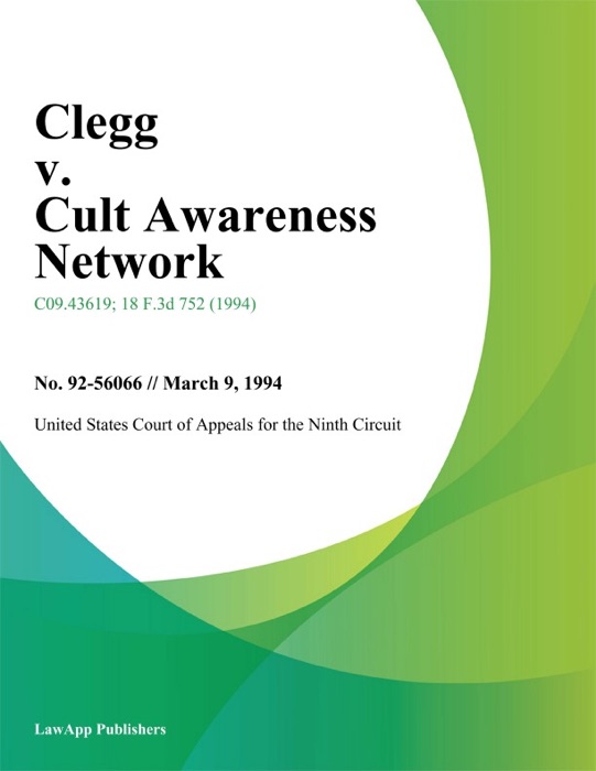 Clegg V. Cult Awareness Network