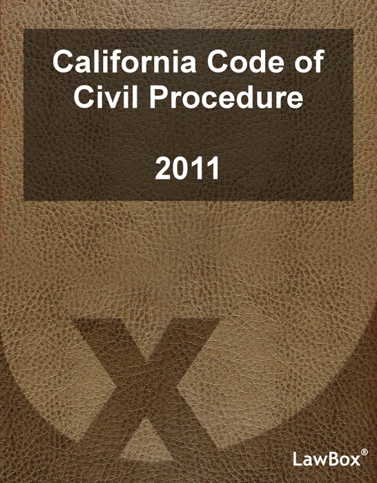 California Code of Civil Procedure 2011