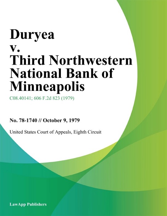 Duryea v. Third Northwestern National Bank of Minneapolis