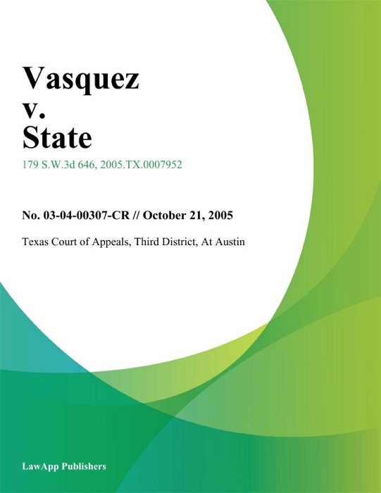 Vasquez v. State