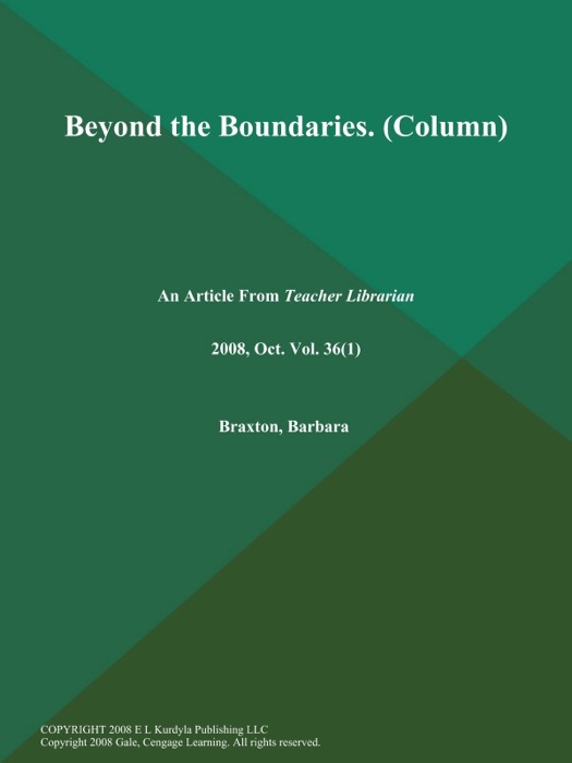 Beyond the Boundaries (Column)