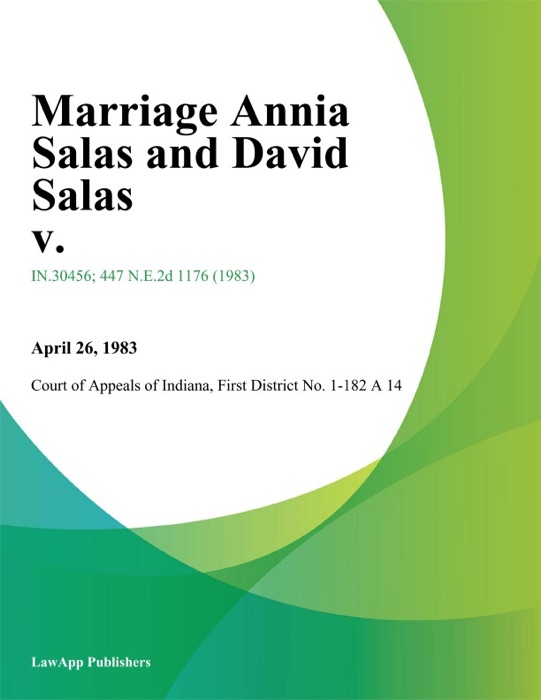 Marriage Annia Salas and David Salas V.