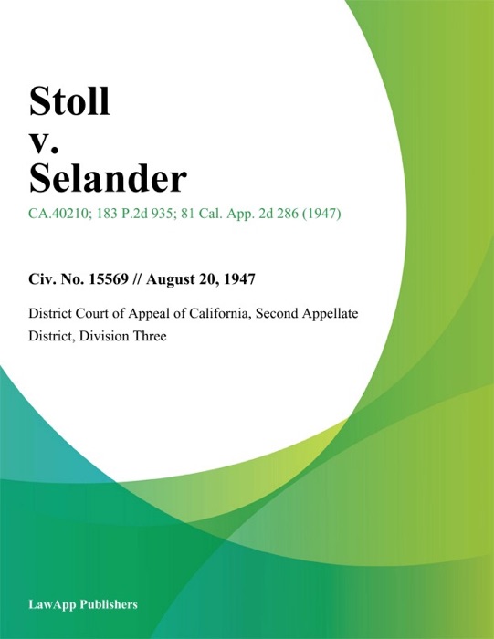 Stoll v. Selander