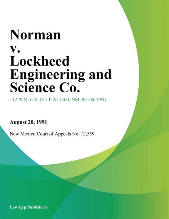 Norman V. Lockheed Engineering And Science Co.