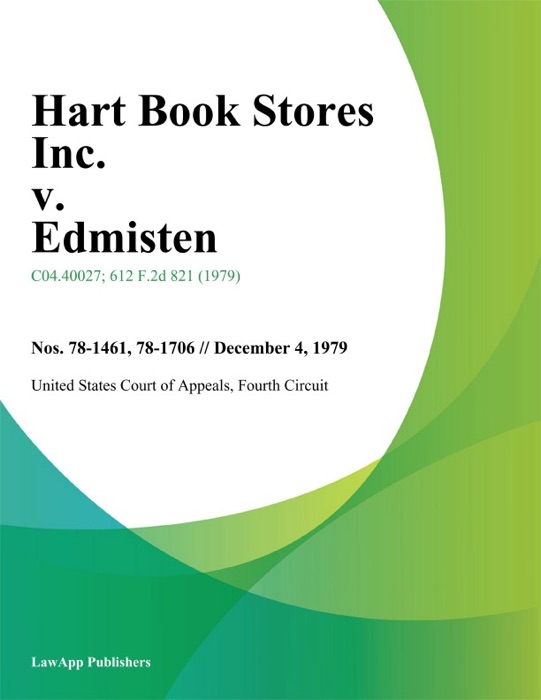 Hart Book Stores Inc. v. Edmisten