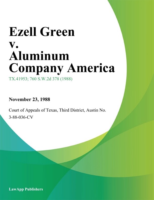 Ezell Green v. Aluminum Company America