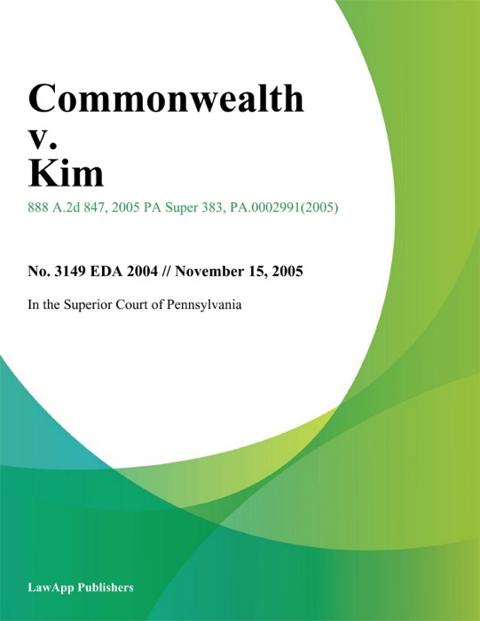 Commonwealth v. Kim