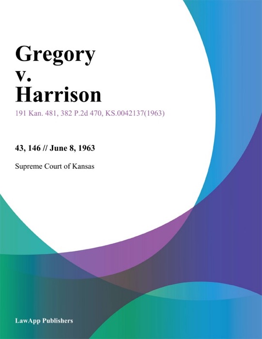 Gregory v. Harrison