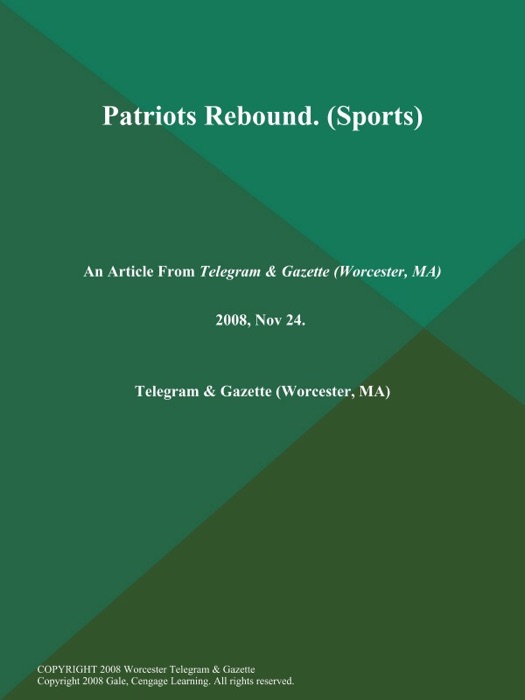 Patriots Rebound (Sports)