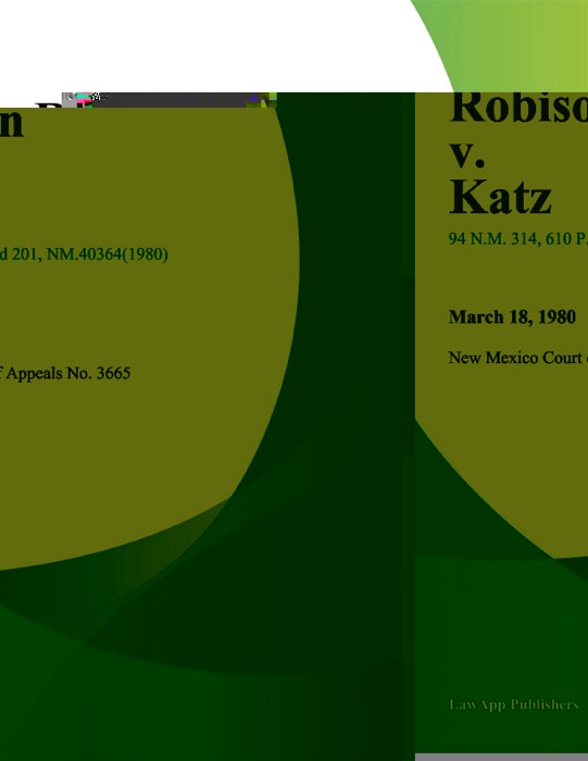 Robison V. Katz