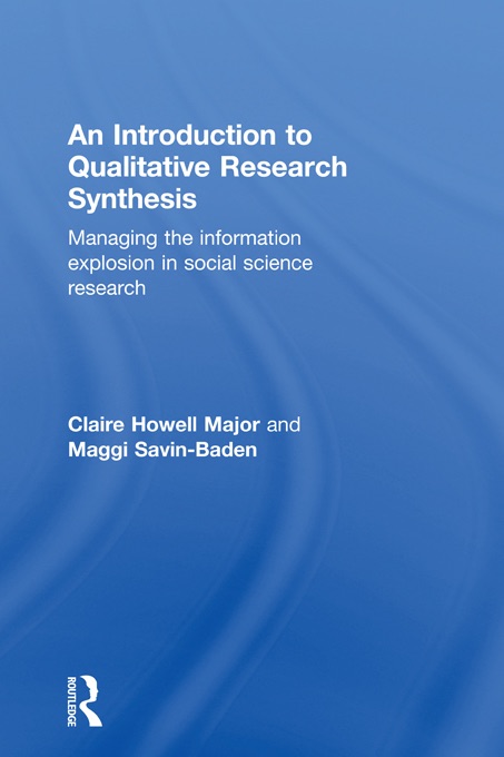 An Introduction to Qualitative Research Synthesis