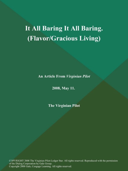 It All Baring It All Baring (Flavor/Gracious Living)