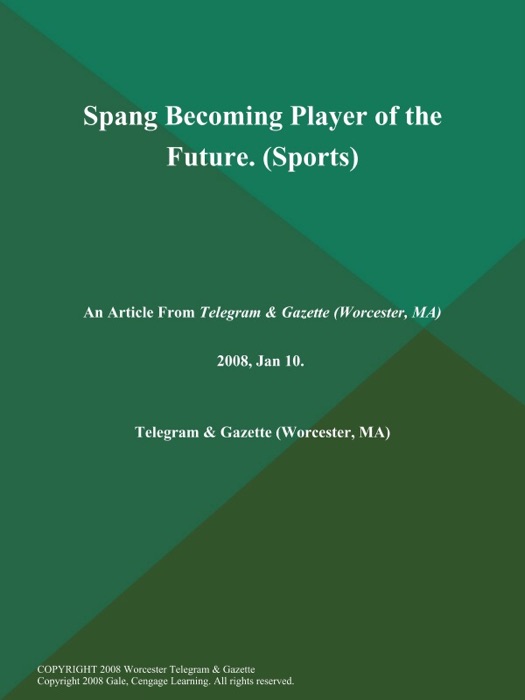 Spang Becoming Player of the Future (Sports)