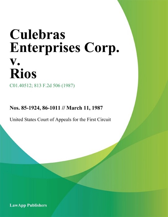 Culebras Enterprises Corp. v. Rios