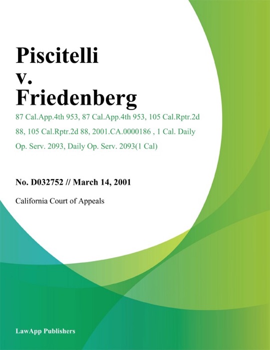 Piscitelli V. Friedenberg