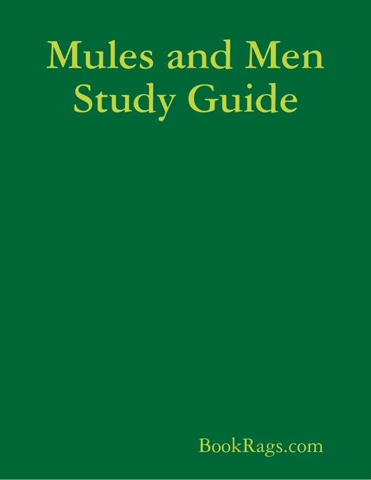 Mules and Men Study Guide
