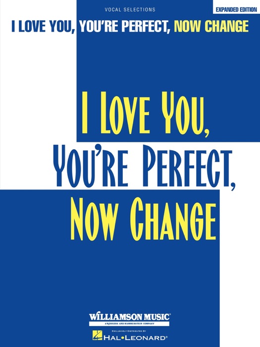 I Love You, You're Perfect, Now Change (Songbook)