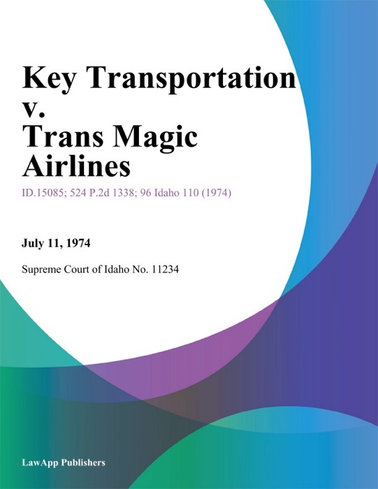 Key Transportation v. Trans Magic Airlines