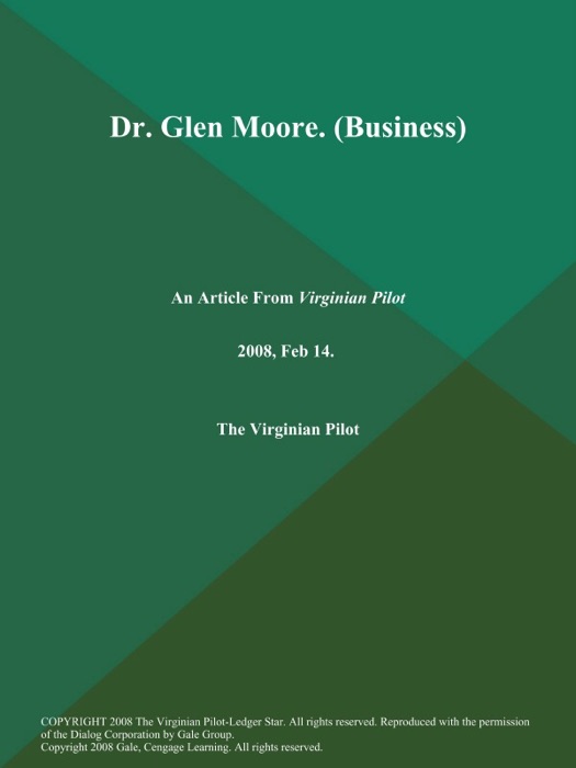 Dr. Glen Moore (Business)