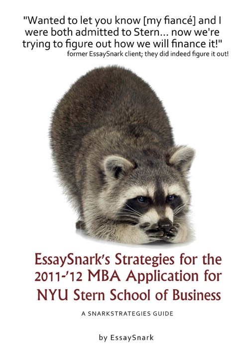 EssaySnark's Strategies for the 2011-'12 MBA Admissions Essays for NYU Stern School of Business