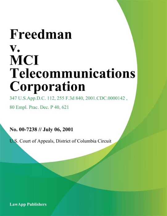 Freedman v. Mci Telecommunications Corporation