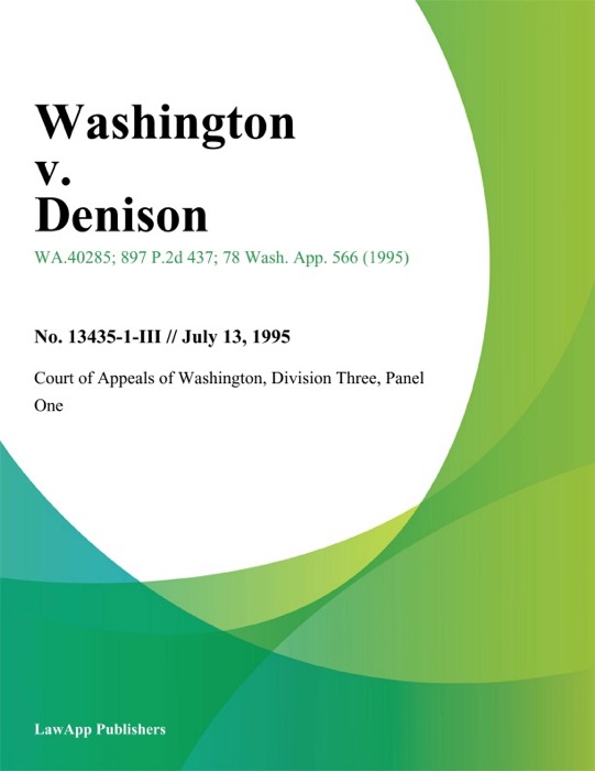 Washington V. Denison