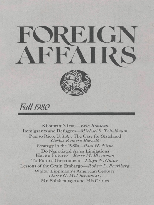 Foreign Affairs - Fall 1980