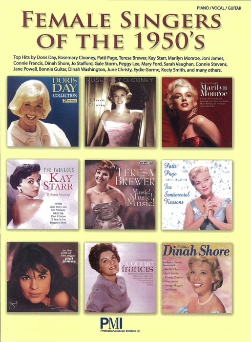 Female Singers of the 1950s (Songbook)