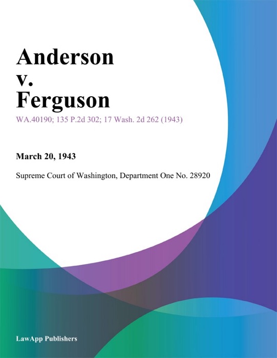 Anderson V. Ferguson