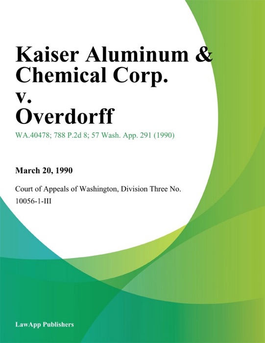 Kaiser Aluminum & Chemical Corp. V. Overdorff