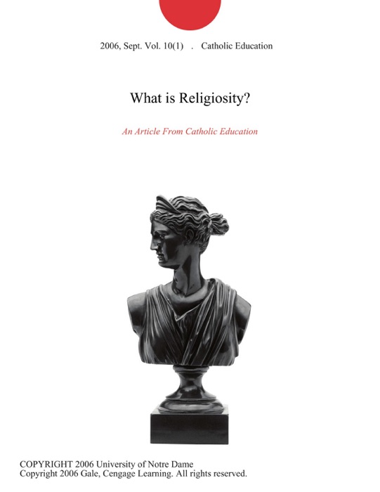 What is Religiosity?