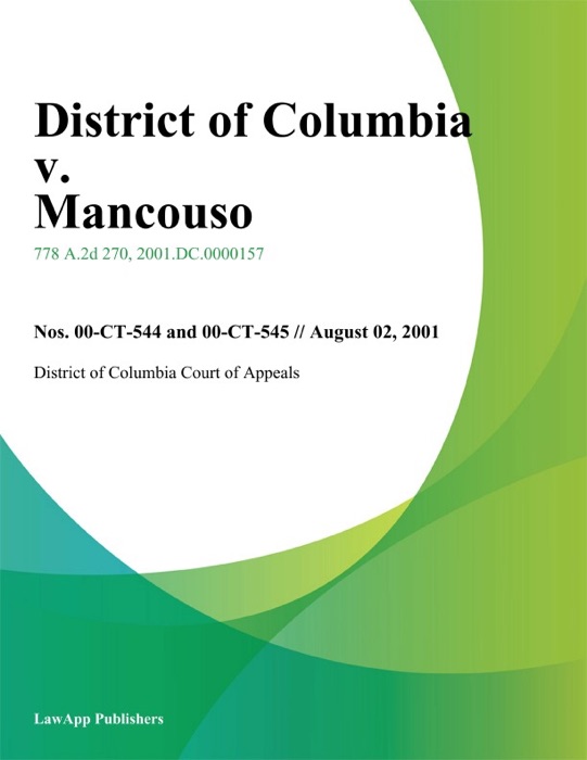 District of Columbia v. Mancouso