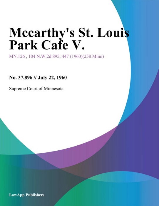 Mccarthy's St. Louis Park Cafe V.