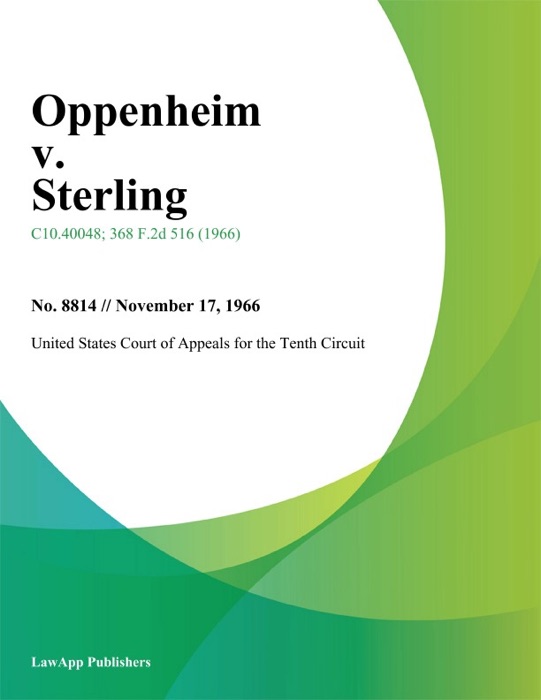 Oppenheim v. Sterling