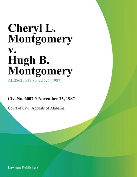 Cheryl L. Montgomery v. Hugh B. Montgomery