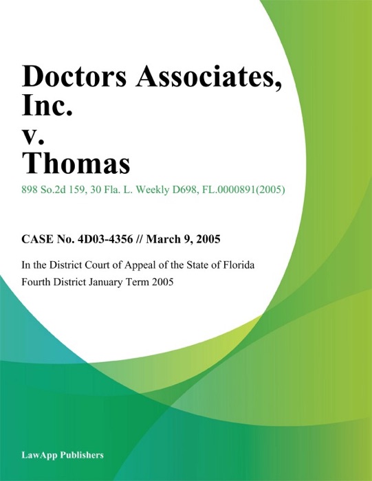 Doctors Associates, Inc. v. Thomas